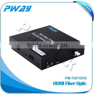 Factory supply 1080P HDMI Fiber optic transceiver 10km support RS232