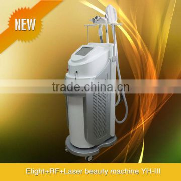 New market 3in1 multi-function elight rf laser machine for acne treatment and tattoo removal