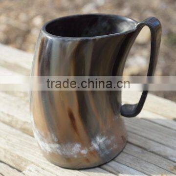 Viking drinking horn mug