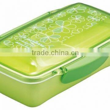 Le Parterre Dome Lunchbox 500ml Green Plastic