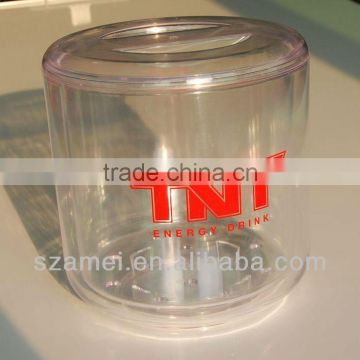 china factory directly supply cheap plastic ice bucket with lid