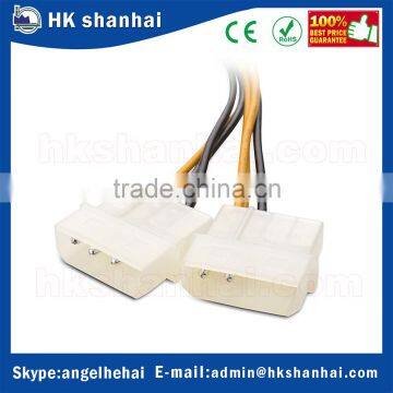 Trend 2017 Low Price Video Graphics Card 6 Pin PCIE to 2x 4 Pin Molex LP4 Power Cable PCI Express Power Splitter Adapter Cable photo-4
