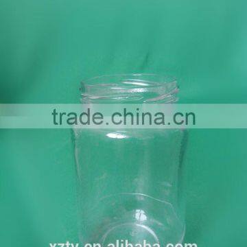 370ml glass cylinder bottle for canned tomato jam