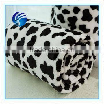 Two side print soft flannel fabric