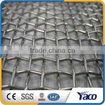 YACHAO factory stainless steel crimped wire mesh,quarry screen mesh