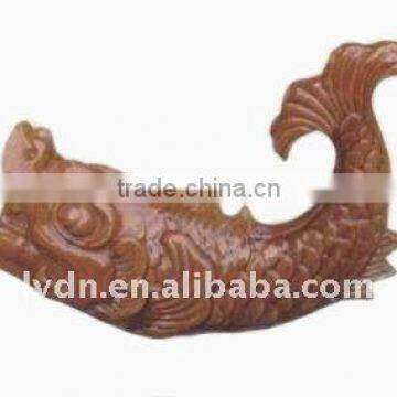 Antique buddhist style roof tile