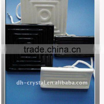 black and white ceramic plate/ceramic heater