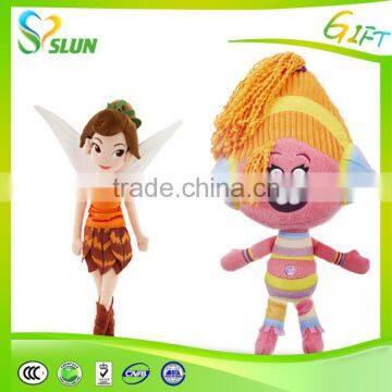 custom cartoon anime plush toys little girl plush doll