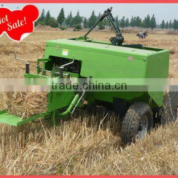 Round hay baler
