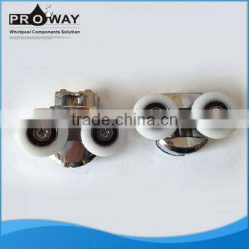 Bathroom Glass Door Bearing Pulley Double Roller Sliding Shower Door