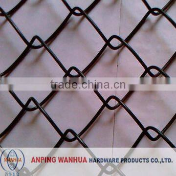 Competitive price black chain link fence anping factory