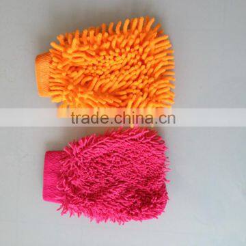 Microfiber Chenille Mitt Glove photo-2