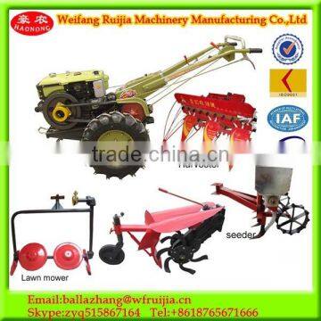 Agriculture Machinery ditcher matched 8-15HP mini walking tractor, farm machinery use for walking tractor