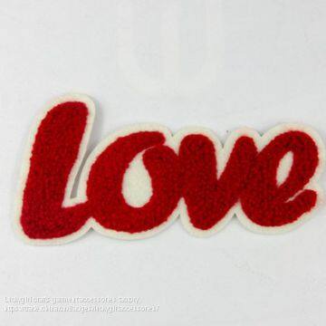 Sew-on Embroidery Chenille Patch Embroidery Towel Letters photo-2