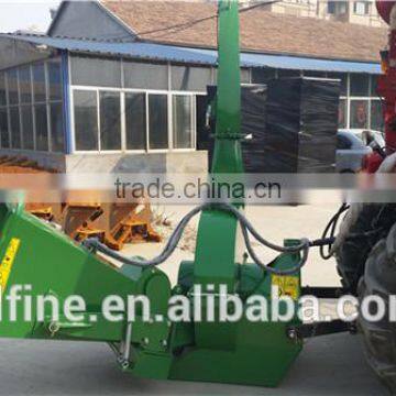 BX series tractor mounted wood chipper with hydraulic feeding