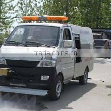 mini high pressure sidewalk washing truck