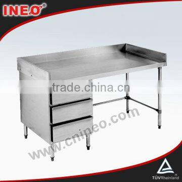 Commercial Kitchen Stainless Steel Hotel Furniture With Drawer(INEO are professional on commercial kitchen project)