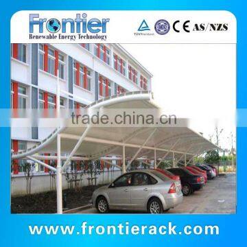White Steel Structure Carport photo-6