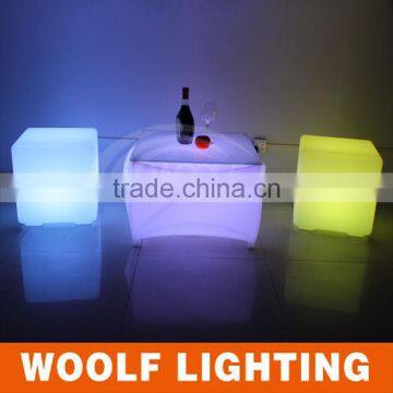 Fashionable Design Nightclub Cube LED Glowing Bar Coffee Table Domestic LED Dinner Table photo-5
