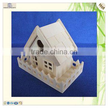 Custom Design Craft Unfinished Decorative Plywood Wooden Bird House photo-4