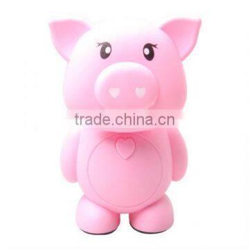 Supply Fashion Cartoon Charging Pig Model Table Lamp
