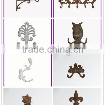 Antique Cast Iron Decorative Hat hooks Hat / Coat Hook