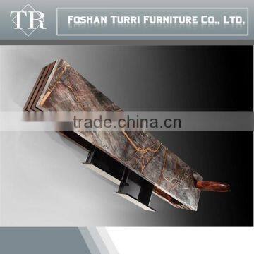 Modern Italian Nature Marble Top tv Cabinet With Drawer for Living Room photo-3