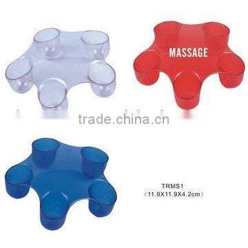 star shape plastic manual body massager