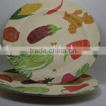 Hot-sell Eco Bamboo Fiber Big Reusable Plate(BC-P1003) photo-2