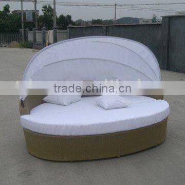 rattan bed