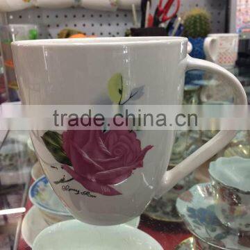 Red Blue Rose Classic Design Mug Cup photo-2