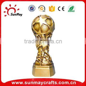 2016 Hot Sale Products Cheap Polyresin World Cup Trophy Customized Trophy photo-2