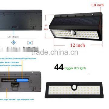 44 LED Detailed Motion Sensor Solar Garden Light Parts Hot Sale Solar Home Light