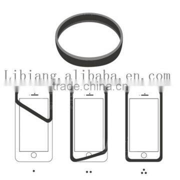 Rainbow Color Multifunctional Universal Silica Gel Hand Ring photo-3