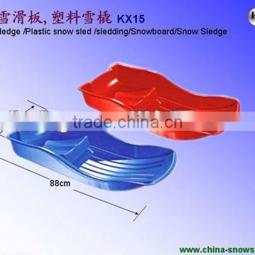 KX15 Skiing Sledge /Plastic snow sled/sledding/Snowboard/Snow Sledge