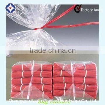 Factory Price Plastic Single Metal Twist Tie for Plastic Bag Packing photo-2