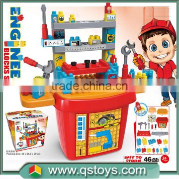 ABS material big tool blocks set for kids