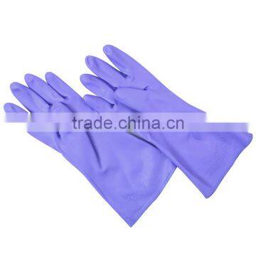 Dish Washing up Hand Protective Cotton Lined Rubber Gloves,top Glove Latex Gloves photo-3