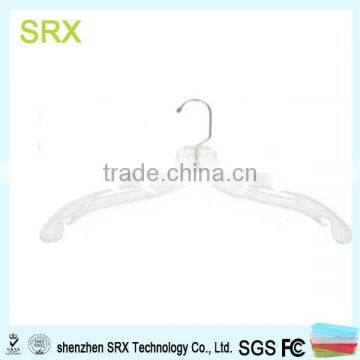 Custom High Quality Clear Plastic Clothes Hanger - 17 Inch Manufacturer