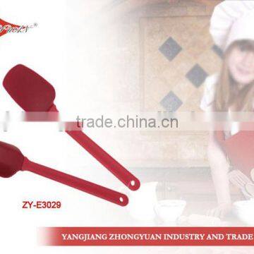 Flexible large silicone spatula with plastic handle, best selling