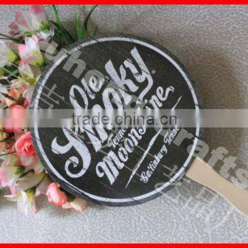 Customized Paper Fan With Wood Handle photo-3