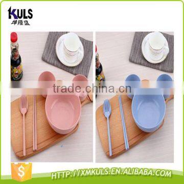 Hot Sale Mickey Mouse Plastic Plates Dishes for Children Christmas Birthday Gift photo-3