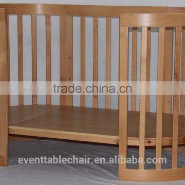 Popular Hot Sell New Zealand Pine Solid Wood Luxury Baby Bed Baby Crib photo-5