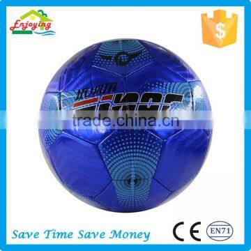 PVC Material Bright Color Soccer Ball Football PVC Machine Sewn Balls with Good Performance