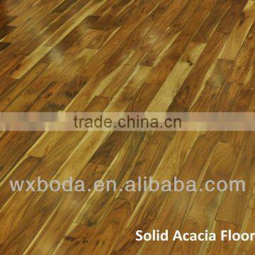 Solid Acacia wood flooring-small leaf Acacia