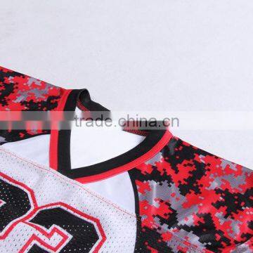 Custom Camo Football Jerseys, Sublimated American Football Jersey, Custom Designed American Football Jersey photo-3