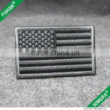 Custom Make National Flag Embroidery Patch With Loop and Hook Backing photo-5
