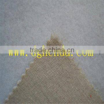 Cotton Canvas Fabric Laminate PET Needle Punch Non Woven Fabric for Shoes photo-3