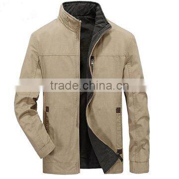 Cheap price cotton long sleeve reversible men jacket