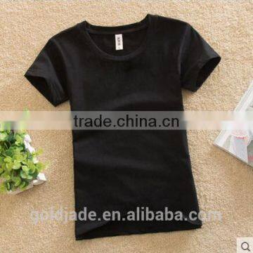 Customized Manufactorying Plain Ladies Short-sleeve T Shirt photo-5